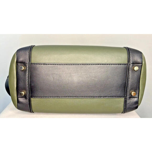 Kate Spade Gr/Bk Hudson Street Blake Cruiser Convertible Satchel Purse Bag EUC - Picture 4 of 6